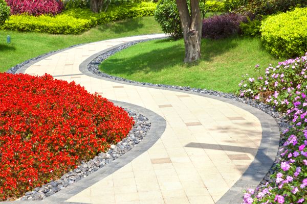 Garden Walkway Installation in Brownsburg